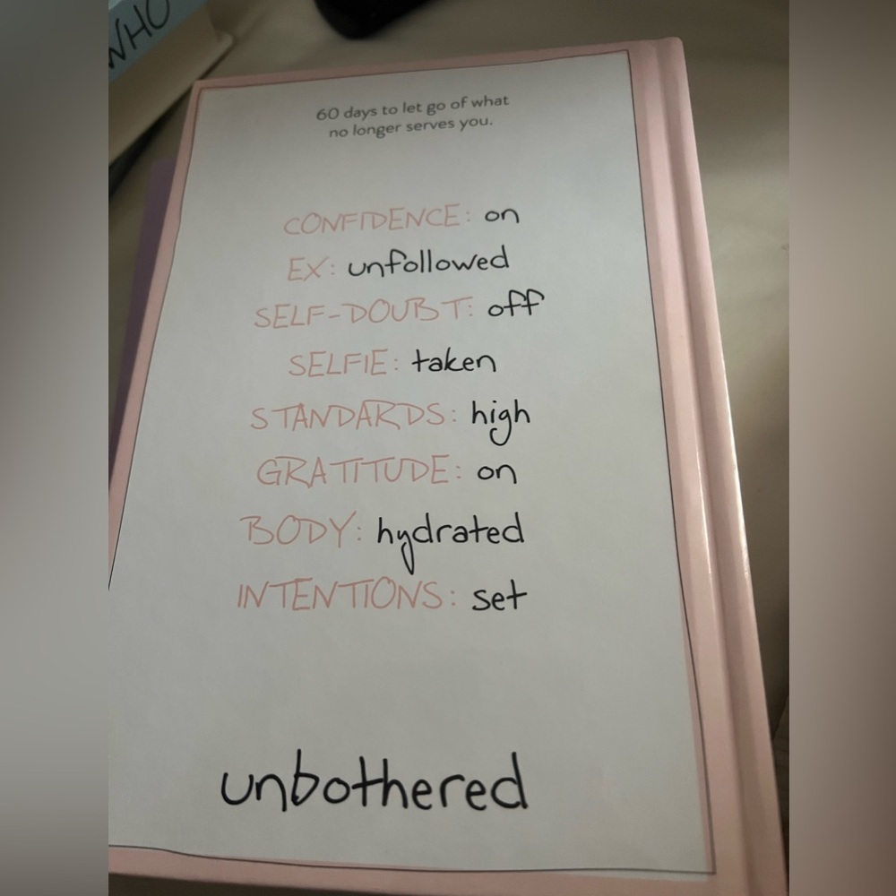 Case Kenny Unbothered Journal:Mindfulness, Gratitude and Manifesting host pick - Picture 3 of 6